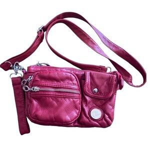 SPORT-TEK Red Crossover Purse